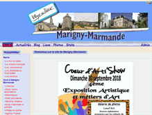Tablet Screenshot of marigny-marmande.fr